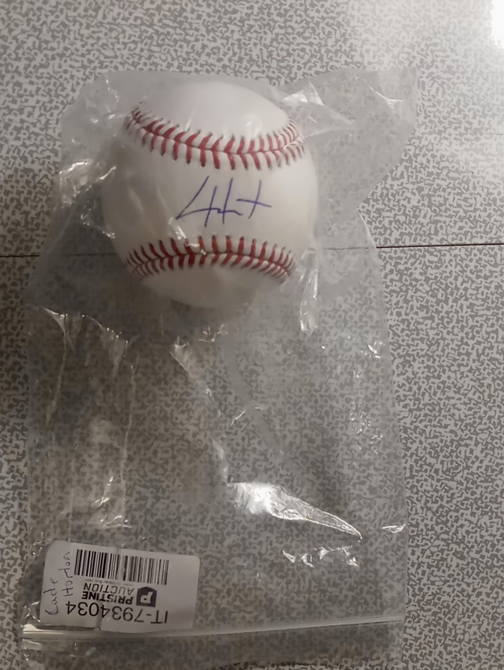 Cade Horton Autographed Official MLB Baseball with Hologram
